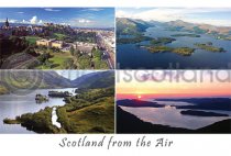 Scotland from the Air Composite Postcard