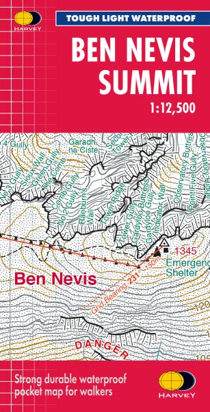 Summit Map Ben Nevis